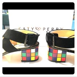 Katy Perry Black Margo Suede Sandals